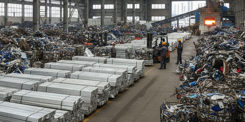 The future of the aluminum ingot market and recycled scrap materials.