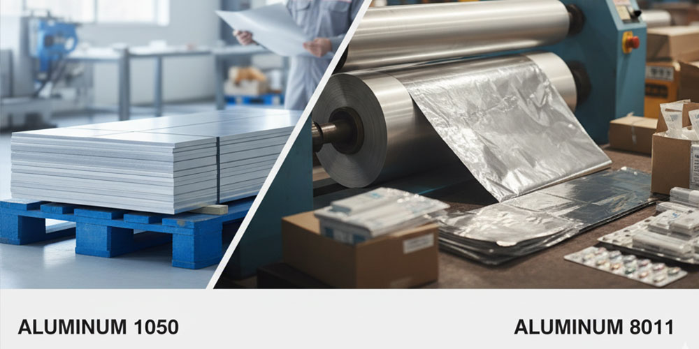 Comparison Between 1050 and 8011 Aluminum Sheets