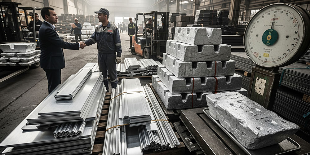 Purchase of aluminum sheets and aluminum billets